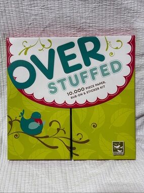 Overstuffed Green Paper & Sticker Kit by